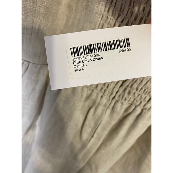 Reformation Effie Linen Maxi Dress in Oatmeal 4 - Picture 5 of 8